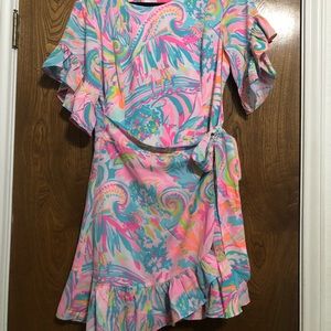 Lilly Pulitzer Darlah stretch dress w/ wrap front